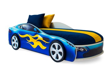 Кровать-машина детская Бондимобиль синий в Абакане