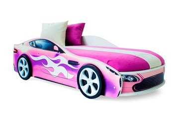 Детская кровать-машина Бондимобиль розовый в Абакане