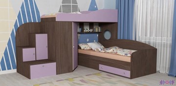 Детская кровать-шкаф Кадет-2, корпус Бодего, фасад Ирис в Абакане