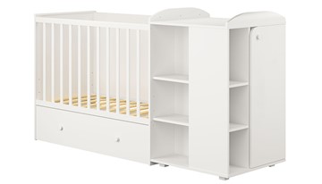 Детская кровать-шкаф с комодом POLINI Kids Ameli 800 Белый, серия AMELI в Абакане