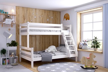 Детская двухэтажная кровать Мебельград Адель, Белый в Абакане