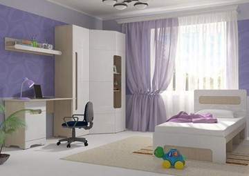 Детская комната для девочки Палермо-Юниор, вариант 2 без вставок в Абакане