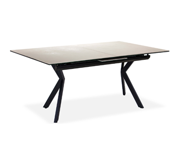 Кухонный стол раскладной Бордо 3CX 180х95 (Oxide Avorio/Графит) в Абакане
