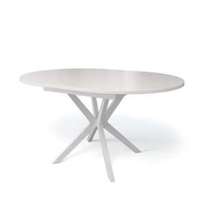 Раздвижной стол Kenner B1300 (Белый/Стекло белое сатин) в Абакане