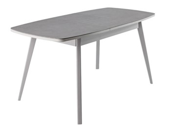 Кухонный стол раздвижной Артктур, Керамика, grigio серый, 51 диагональные массив серый в Абакане