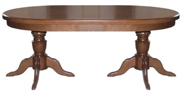 Деревянный стол 2,0(2,5)х1,1 на двух тумбах, (патина) в Абакане