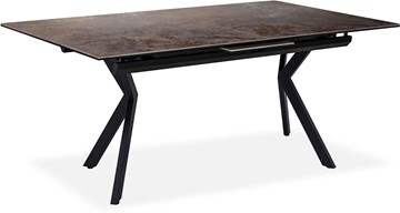 Обеденный раздвижной стол Бордо 3CX 180х95 (Oxide Moro/Графит) в Абакане