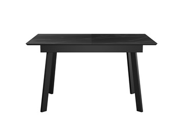 Керамический стол DikLine SKH125 Керамика Черный мрамор/подстолье черное/опоры черные (2 уп.) в Абакане