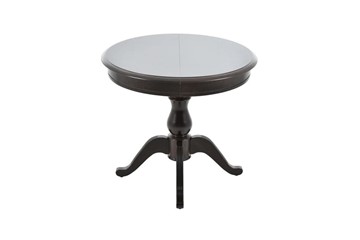 Деревянный стол на кухню Фабрицио-1 Круг 900, (Тон 8 - Венге натуральный) Морилка/Эмаль в Абакане