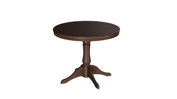 Круглый стол на кухню Орландо Т1, цвет Орех темный (Б-111.02.1) в Абакане