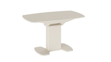 Стол со стеклянной столешницей Портофино (СМ(ТД)-105.02.11(1)), цвет Бежевое/Стекло бежевое матовое LUX в Абакане