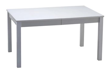 Кухонный раздвижной стол Нагано-2 стекло белое opti (хром-лак) 1 в Абакане