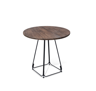 Круглый стол на кухню SHT-TU23/H71/ТT 80 (темно-серый/палисандр) в Абакане