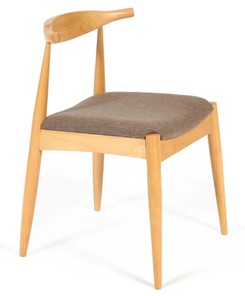 Обеденный стул BULL бук/ткань 54,5x54x75 Натуральный арт.19586 в Абакане