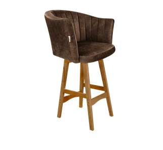 Полубарный стул SHT-ST42-1 / SHT-S65-1 (кофейный трюфель/светлый орех) в Абакане