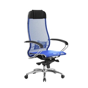 Кресло компьютерное Samurai S-1.04, синий в Абакане