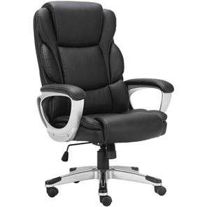 Офисное кресло Brabix Premium Rest EX-555 (пружинный блок, экокожа, черное) 531938 в Абакане