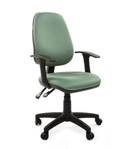 Кресло офисное CHAIRMAN 661 Ткань стандарт 15-158 зеленая в Абакане