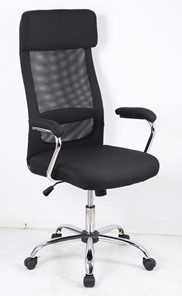 Кресло офисное VASSA BLACK (чёрный) в Абакане