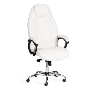 Кресло BOSS Lux, кож/зам, белый, арт.21152 в Абакане