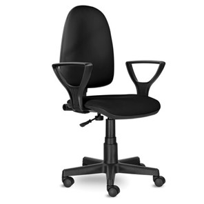 Кресло офисное Brabix Prestige Ergo MG-311 (регулируемая эргономичная спинка, кожзам, черное) 531877 в Абакане