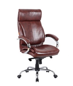 Офисное кресло CHAIRMAN 423 Экокожа коричневая в Абакане