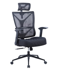 Офисное кресло CHAIRMAN CH566 сетчатый акрил черный / полиэстер черный в Абакане