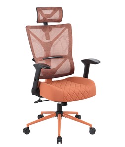 Компьютерное кресло CHAIRMAN CH566 сетчатый акрил оранжевый / полиэстер оранжевый в Абакане