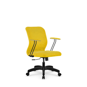 Кресло компьютерное SU-Mr-4/подл.079/осн.001 желтый в Абакане