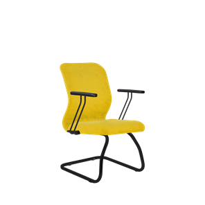 Кресло компьютерное SU-Mr-4/подл.109/осн.008 желтый в Абакане