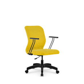 Офисное кресло SU-Mr-4/подл.110/осн.005 желтый в Абакане
