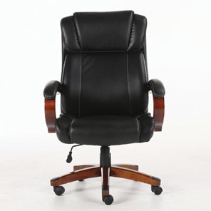 Кресло офисное Brabix Premium Magnum EX-701 (дерево, рециклированная кожа, черное) 531827 в Абакане