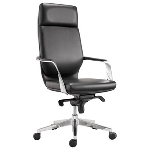 Офисное кресло BRABIX PREMIUM "Resonance EX-755", мультиблок, алюминий, экокожа, черное, 532487 в Абакане