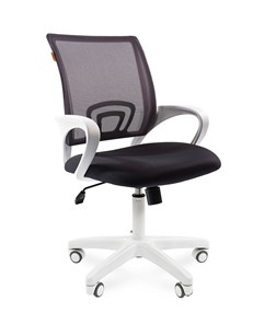 Кресло офисное CHAIRMAN 696 white, tw12-tw04 серый в Абакане