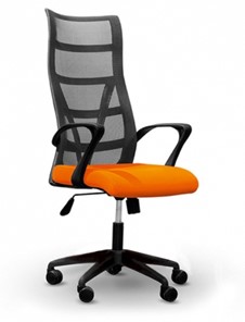 Кресло офисное 5600, оранж/черное в Абакане
