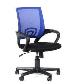 Компьютерное кресло CHAIRMAN 696 black Сетчатый акрил DW61 синий в Абакане