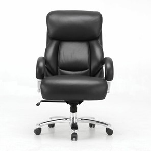 Кресло компьютерное Brabix Premium Pride HD-100 (натуральная кожа, черное) 531940 в Абакане