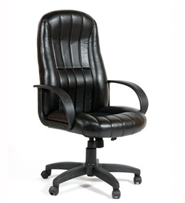 Кресло компьютерное CHAIRMAN 685, экокожа, цвет черный в Абакане