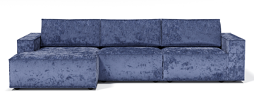 Угловой диван с оттоманкой Лофт 357х159х93 (Ремни/Тик-так) в Абакане