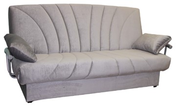 Прямой диван Hit-Divan Рио с металлическими подлокотниками в Абакане