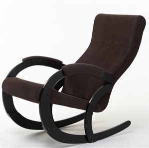 Кресло-качалка Корсика, ткань Amigo Coffee 34-Т-AC в Абакане
