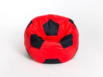 Кресло-мешок Мяч большой, красно-черный в Абакане