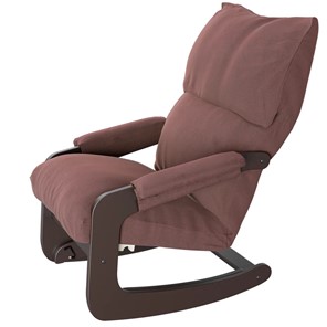 Кресло Трансформер Амадео ВСК №81 (каркас венге, сиденье коричнево-розовое) в Абакане