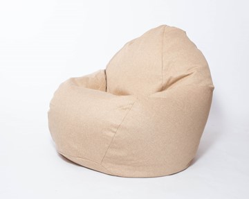 Кресло-мешок Макси, рогожка, 150х100, песочное в Абакане