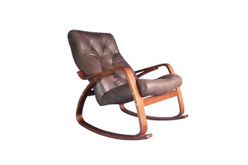Кресло-качалка Гранд, замша шоколад в Абакане