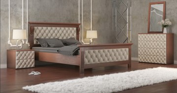 Кровать спальная СВ-Стиль Лидер 160*200 с основанием в Абакане