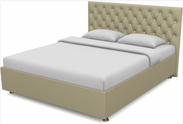 Кровать полутороспальная Флоренция-А 1400 с основанием (Nitro Cream) в Абакане