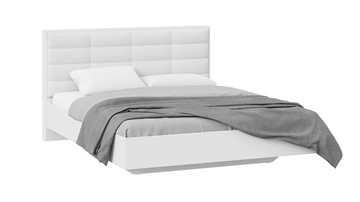 Мягкая кровать Агата тип 1 (Белый) в Абакане