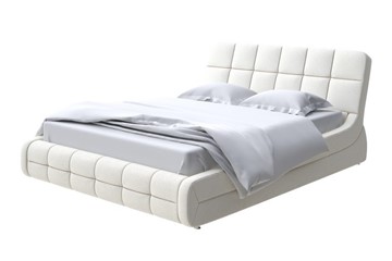 Спальная кровать Corso-6 200х200, Искусственная шерсть (Лама Лён) в Абакане