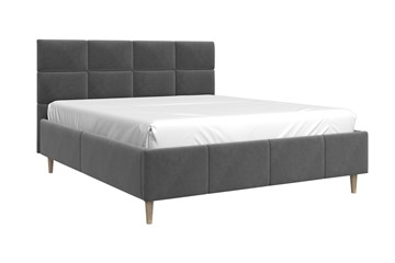 Кровать спальная Ханна 160х200 (Холодный Серый) с основанием в Абакане